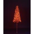 Queens Of Christmas 6 ft. Orange Starburst LED Tree LED-TR3D06-LOR